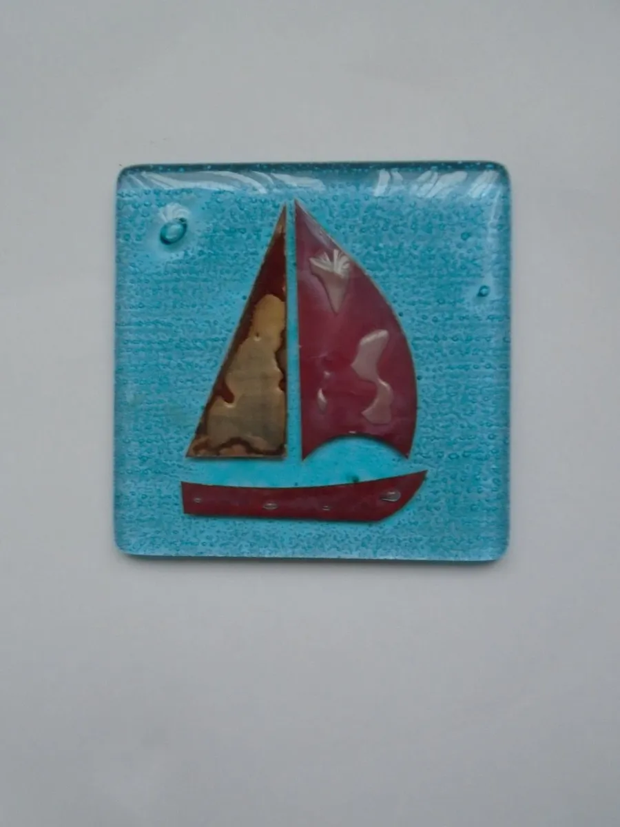 Fused glass, Coaster, Gift, Home decor - Image 4