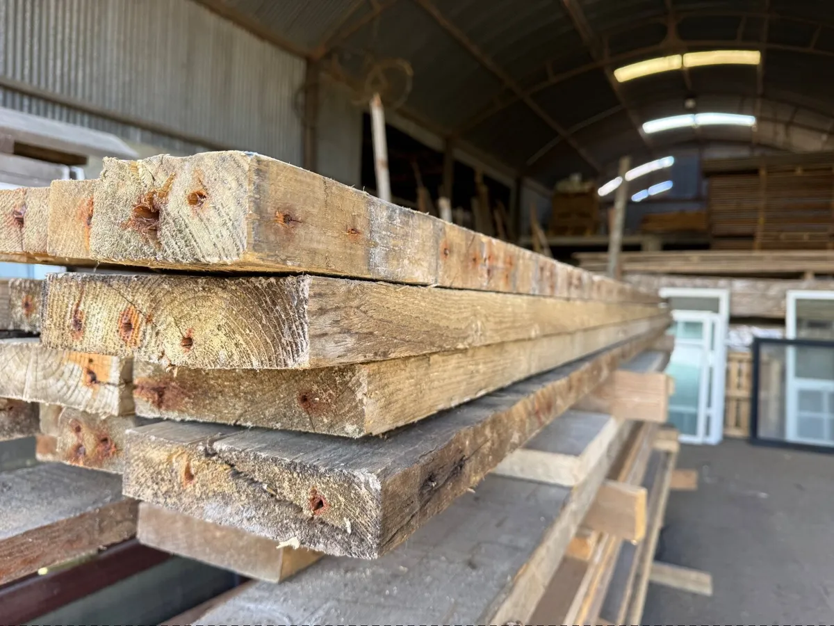 Seasoned pine joists , shelves or table tops - Image 2
