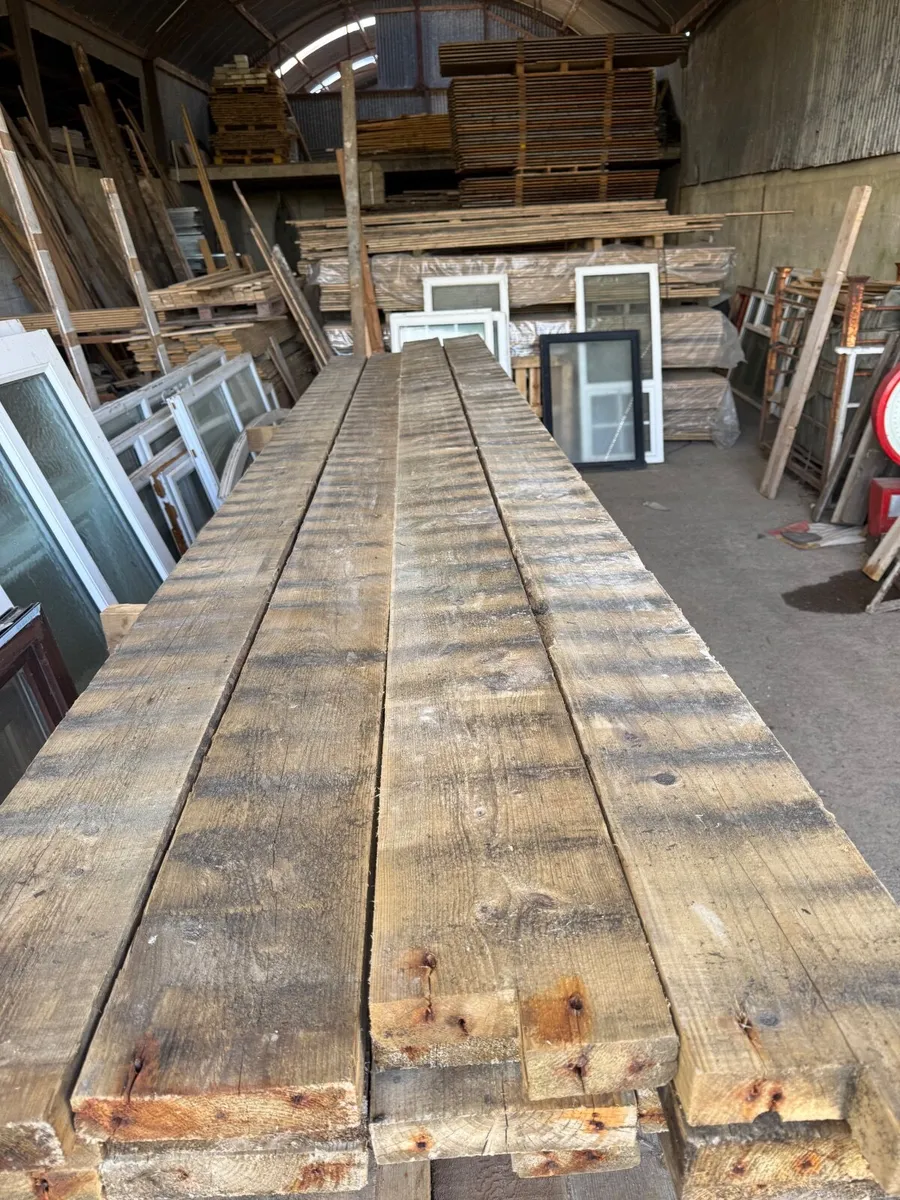 Seasoned pine joists , shelves or table tops - Image 1