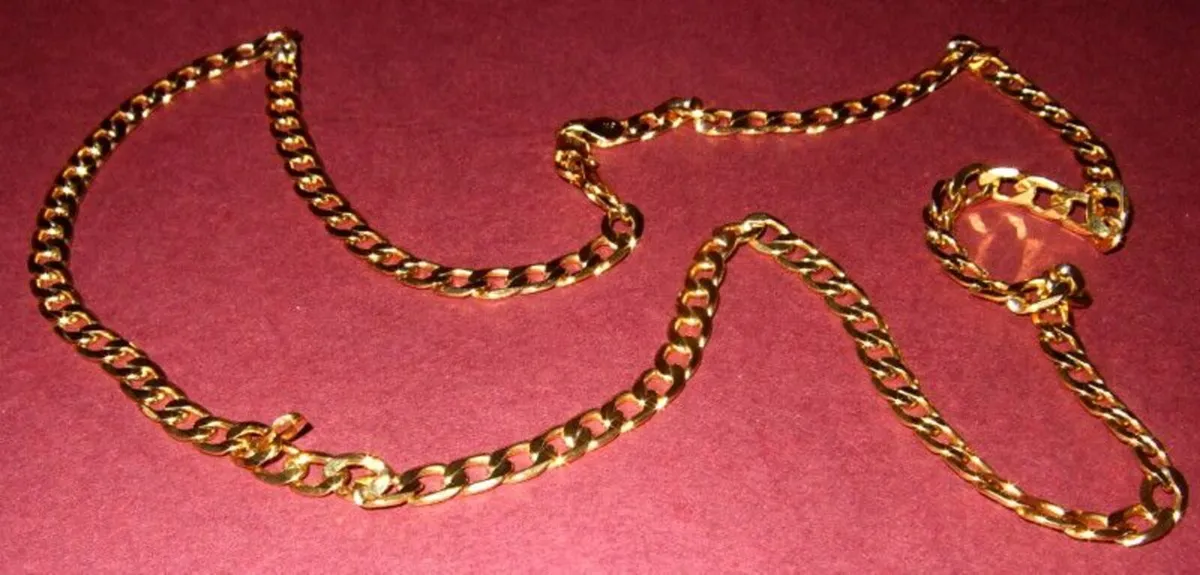 Vintage Hallmarked 9ct Gold 24" Necklace - Image 4