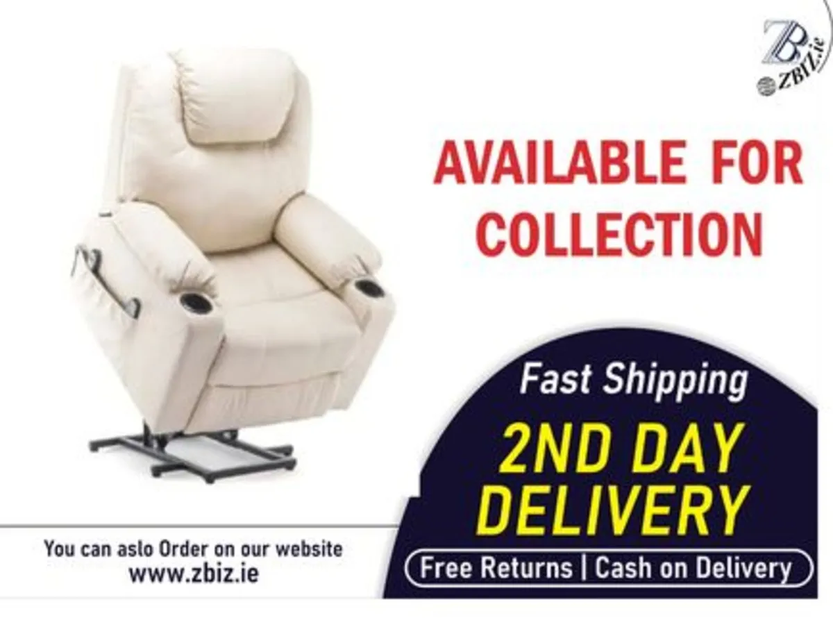 Massage Chair Electric Heat & Vibration Recliner - Image 1