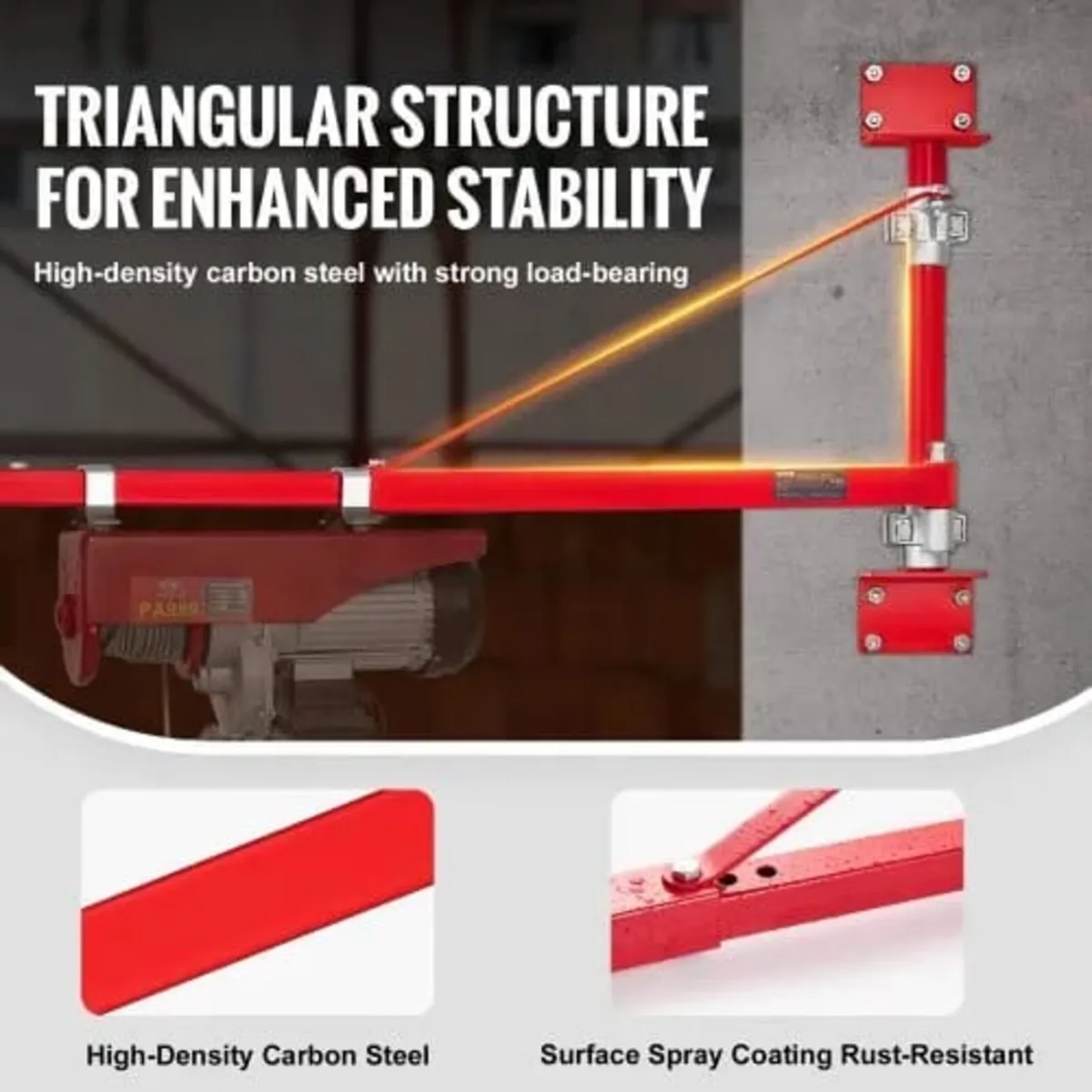 Electric Hoist Support Arm, 300 kg Max Load Capaci - Image 4