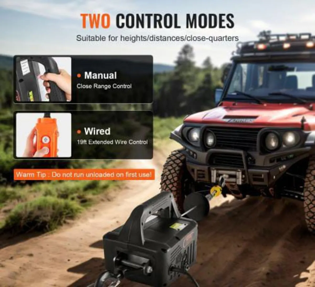2-in-1 Portable Electric Hoist Power Winch 499 kg - Image 4