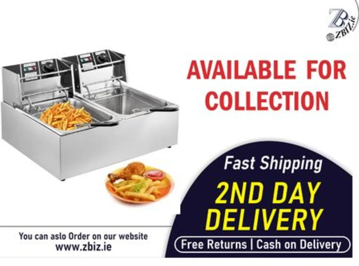 Commercial Deep Fryer 12L Electric Fast Heat - Image 1