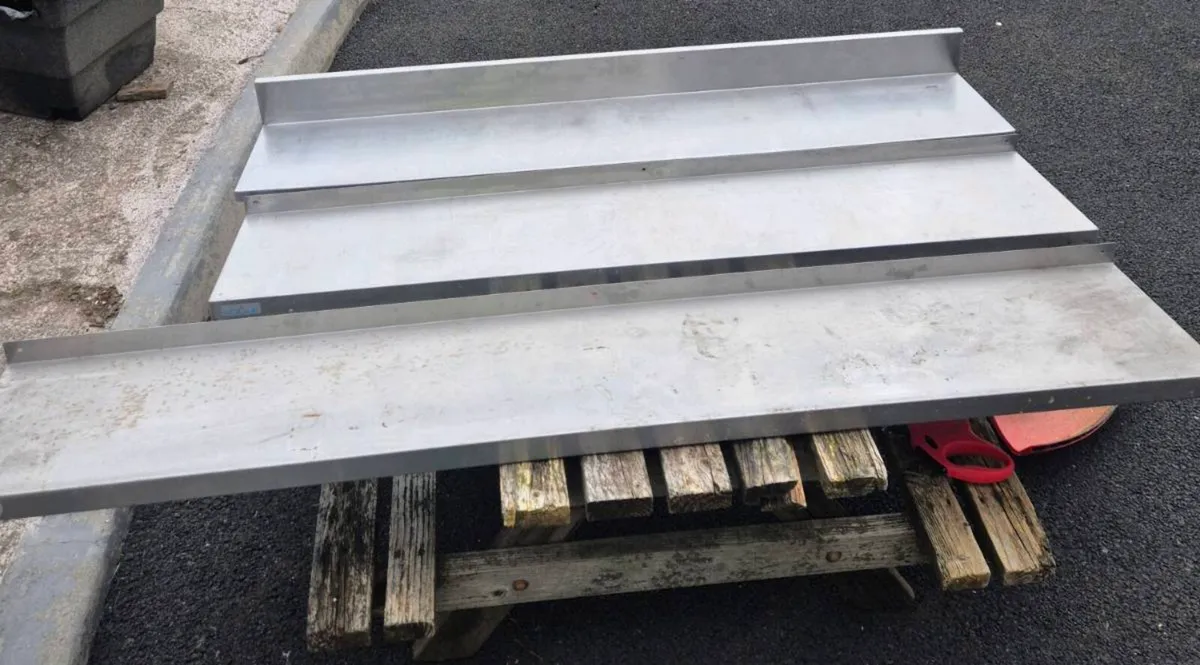 Stainless steel shelves - Image 1