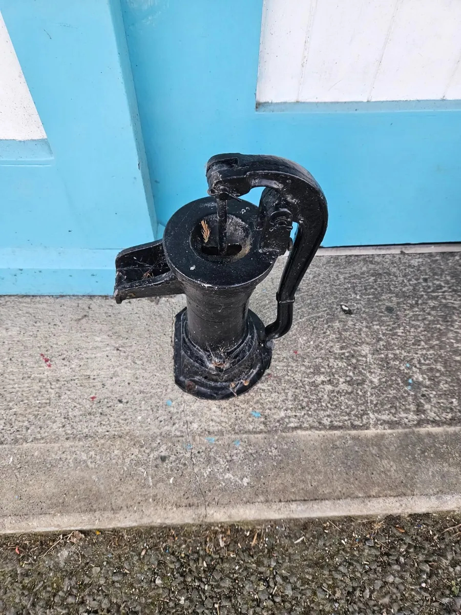 Vintage Cast Iron Water Pump - Image 2