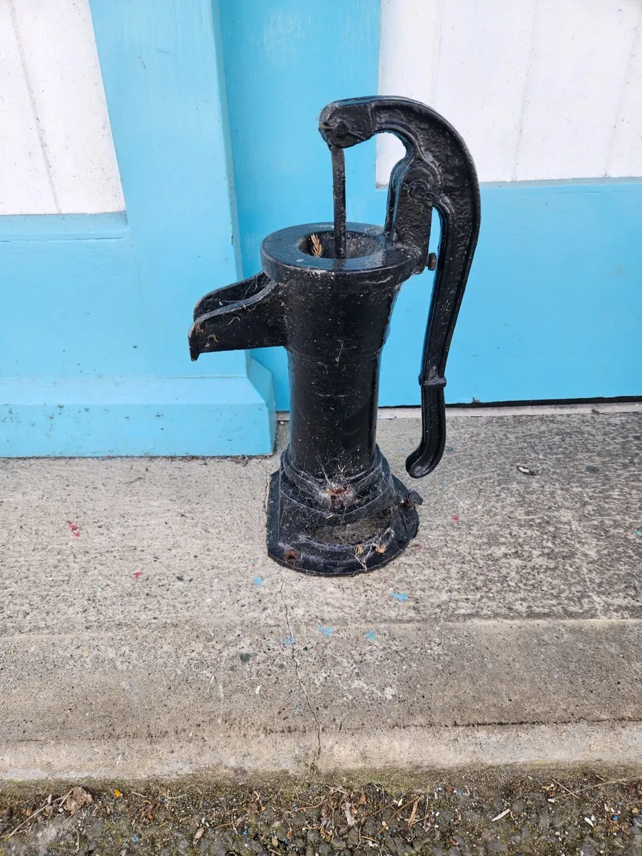 Vintage Cast Iron Water Pump - Image 4