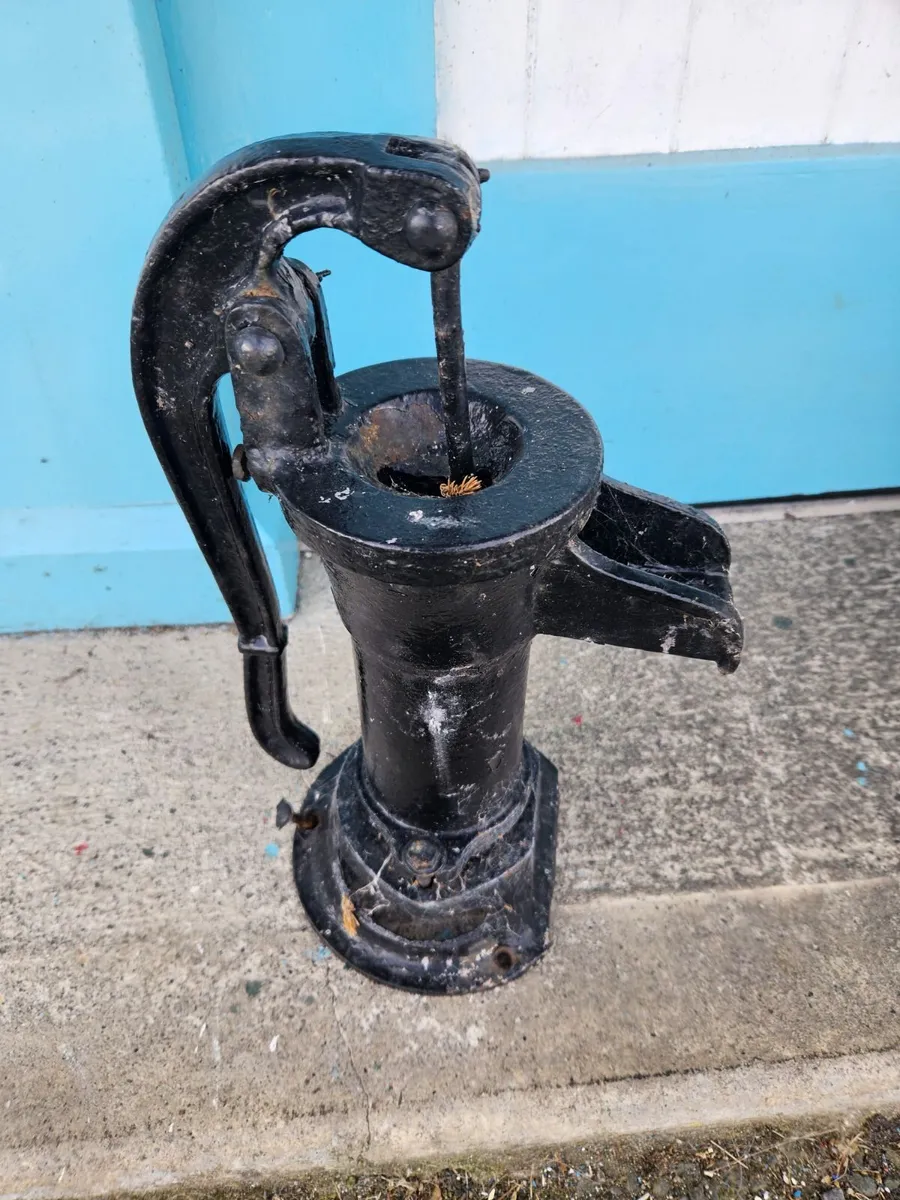 Vintage Cast Iron Water Pump - Image 3