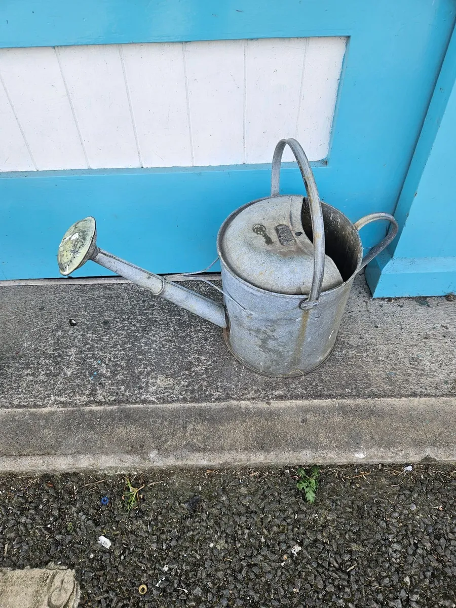 Vintage Aluminum Watering Can - Image 3