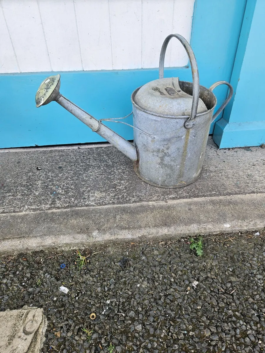 Vintage Aluminum Watering Can - Image 4