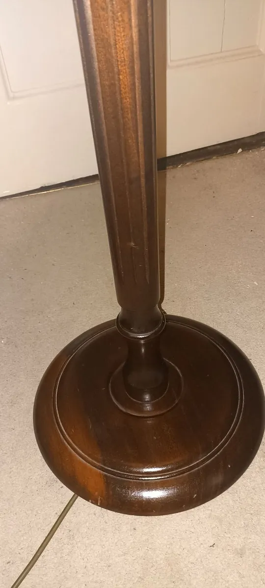 1950s  Mahogany Standard Lamp - Image 4