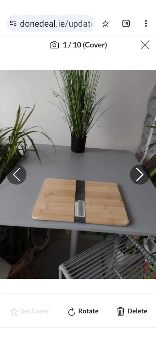 New steel kitchen bar table indoor/outdoor - Image 1