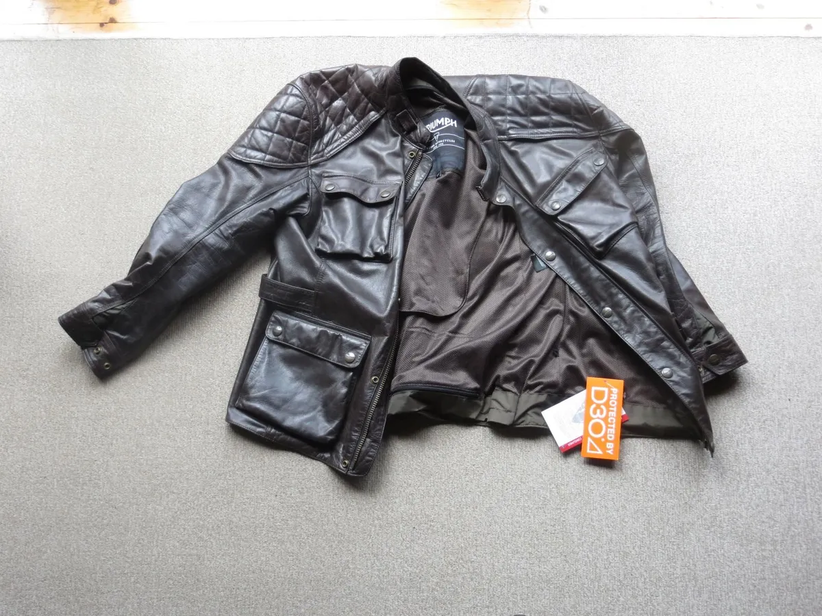 Triumph Leather Jacket - Image 1