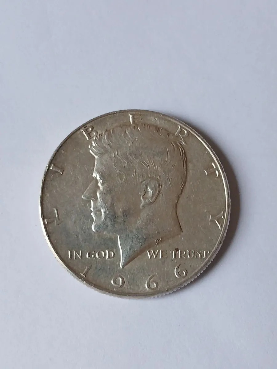 1966 Half dollar usa