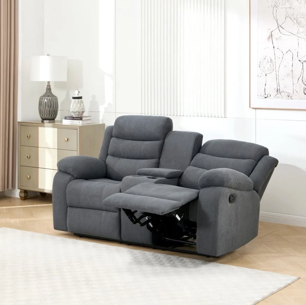 New Fabric 3+2 Sofa Sets - Image 3