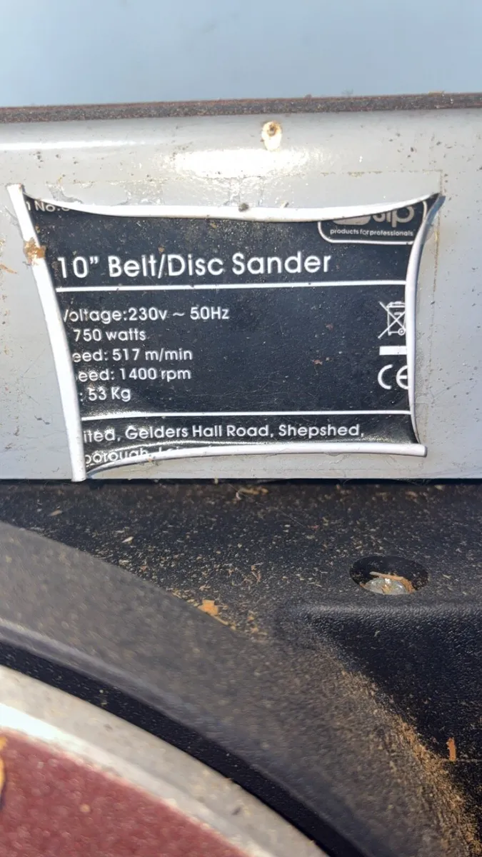 Belt disc sander - Image 3