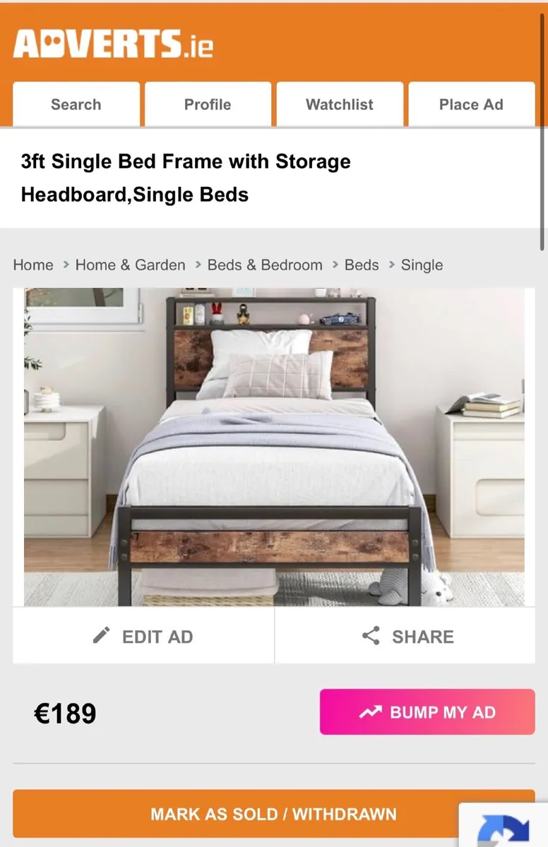 Single bed