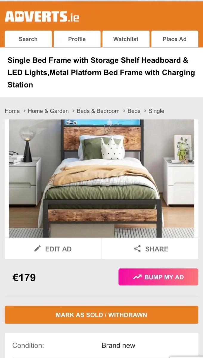 Single bed