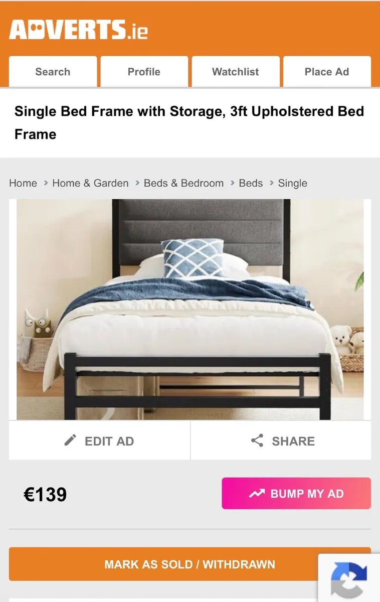 Single bed