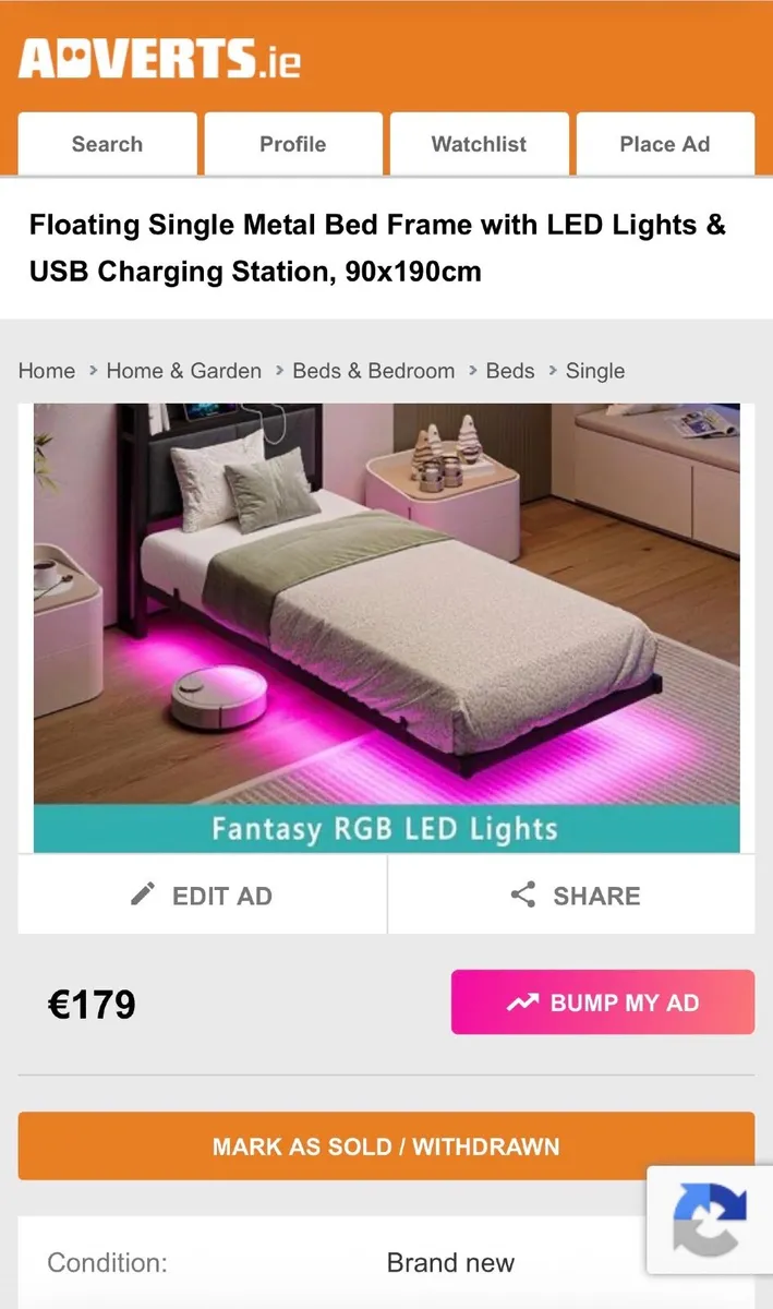 Single bed