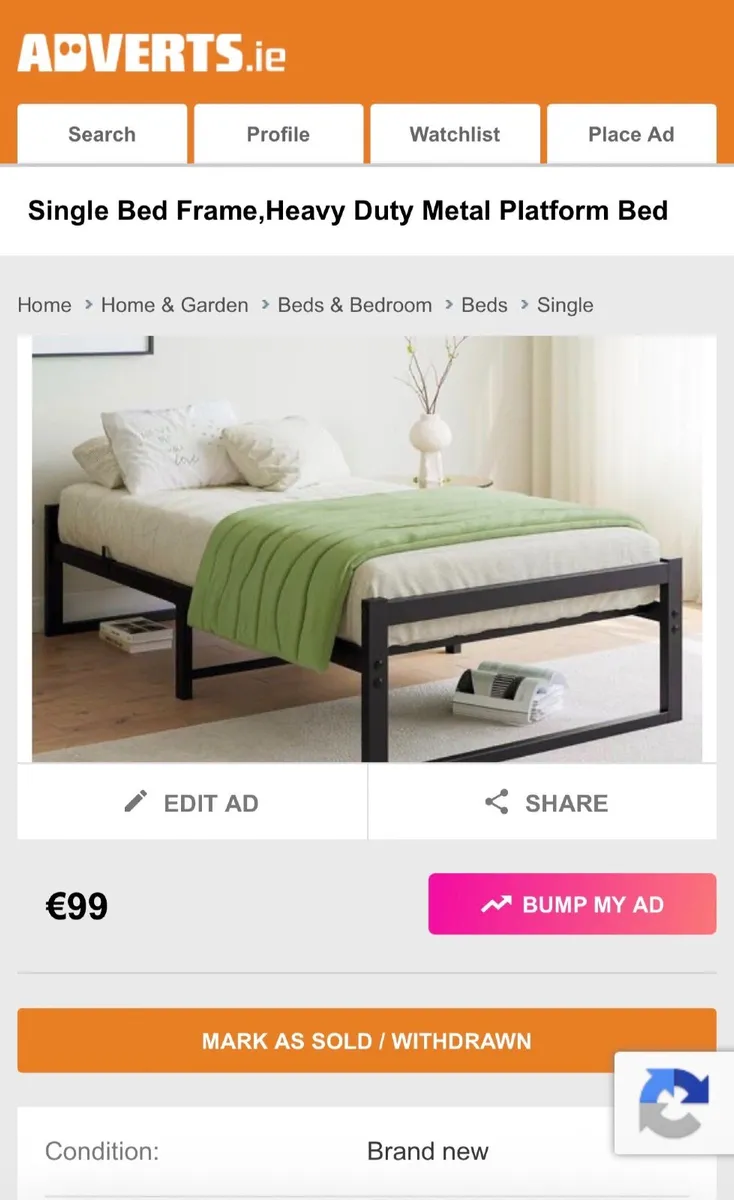 Single bed