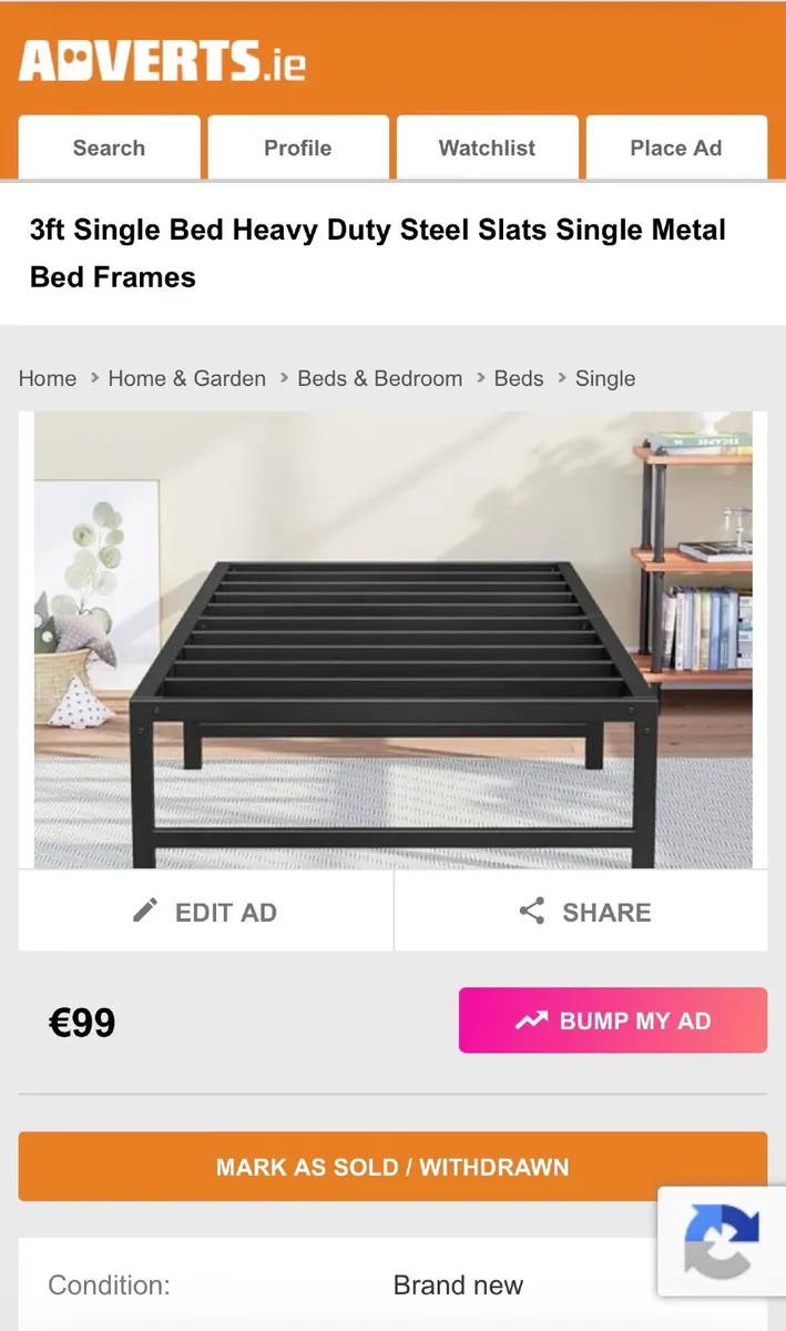 Single bed
