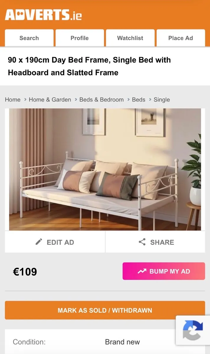 Single bed
