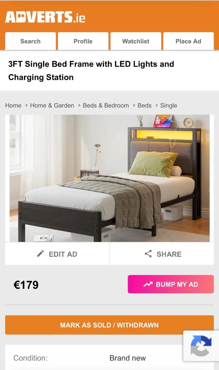 Single bed