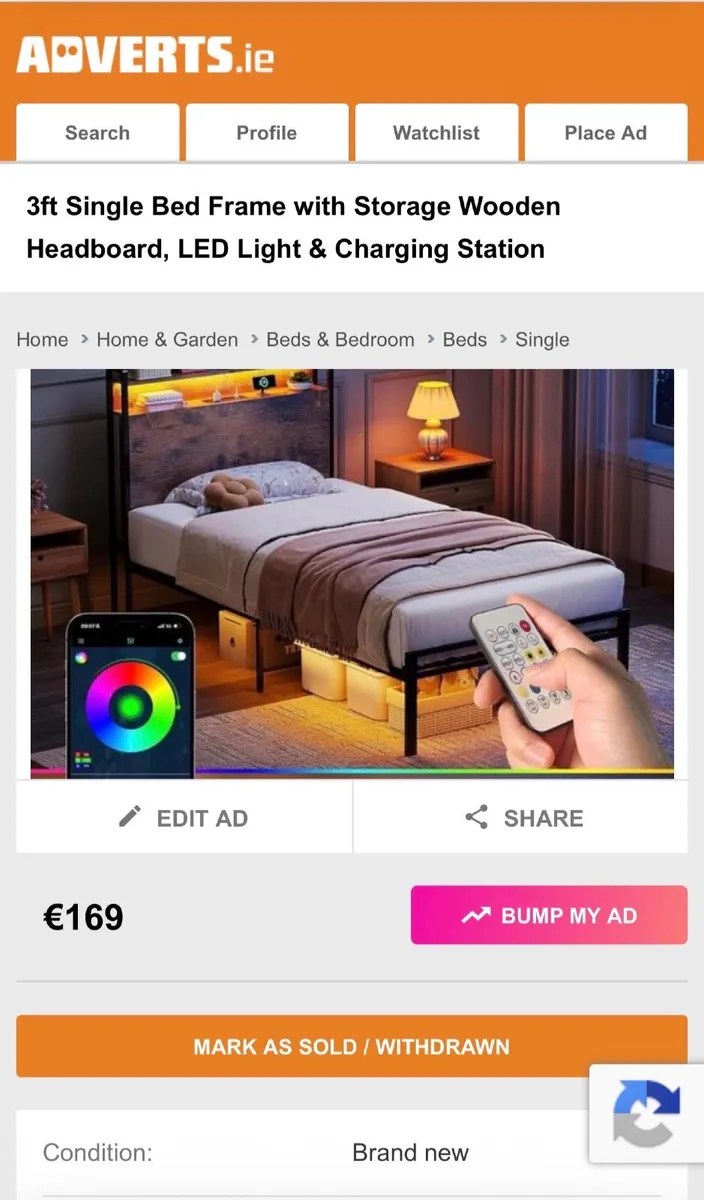 Single bed
