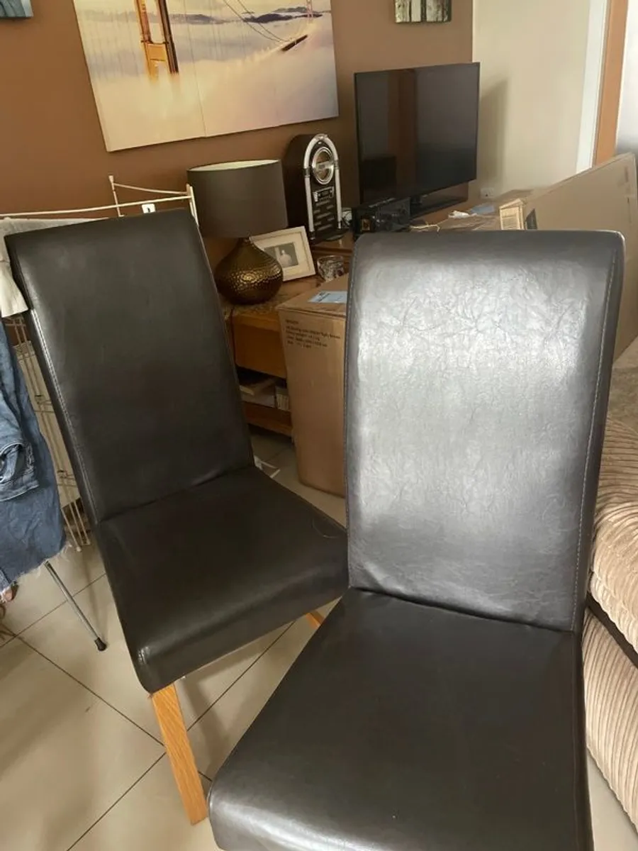 Dining chairs (6) for sale - Image 1