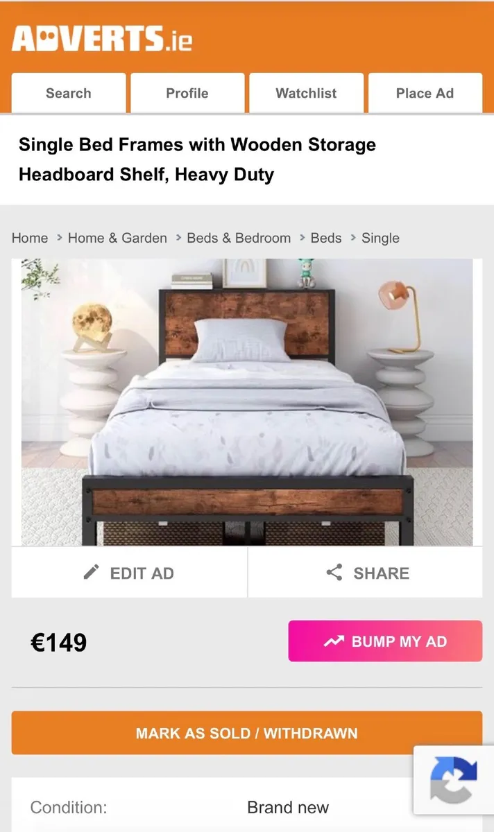 Single bed
