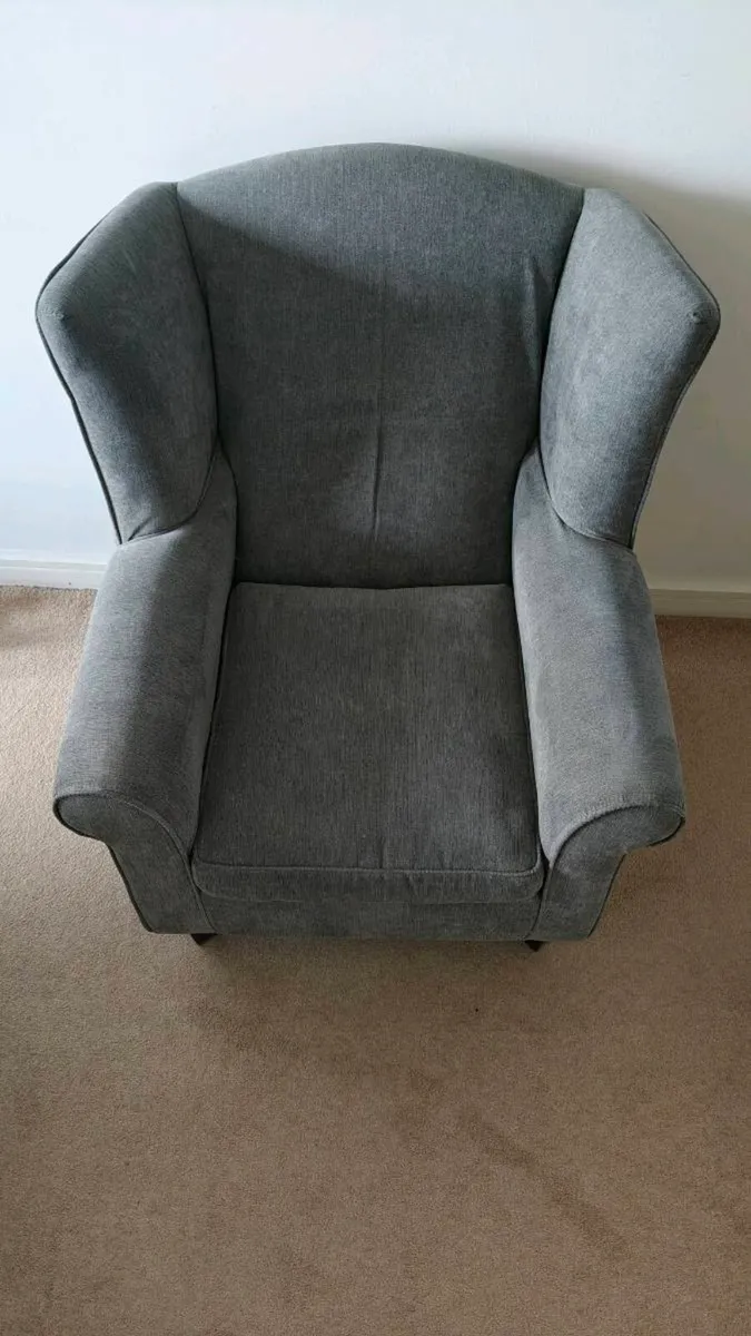 Grey Wingback Armchair - €75 - Image 2