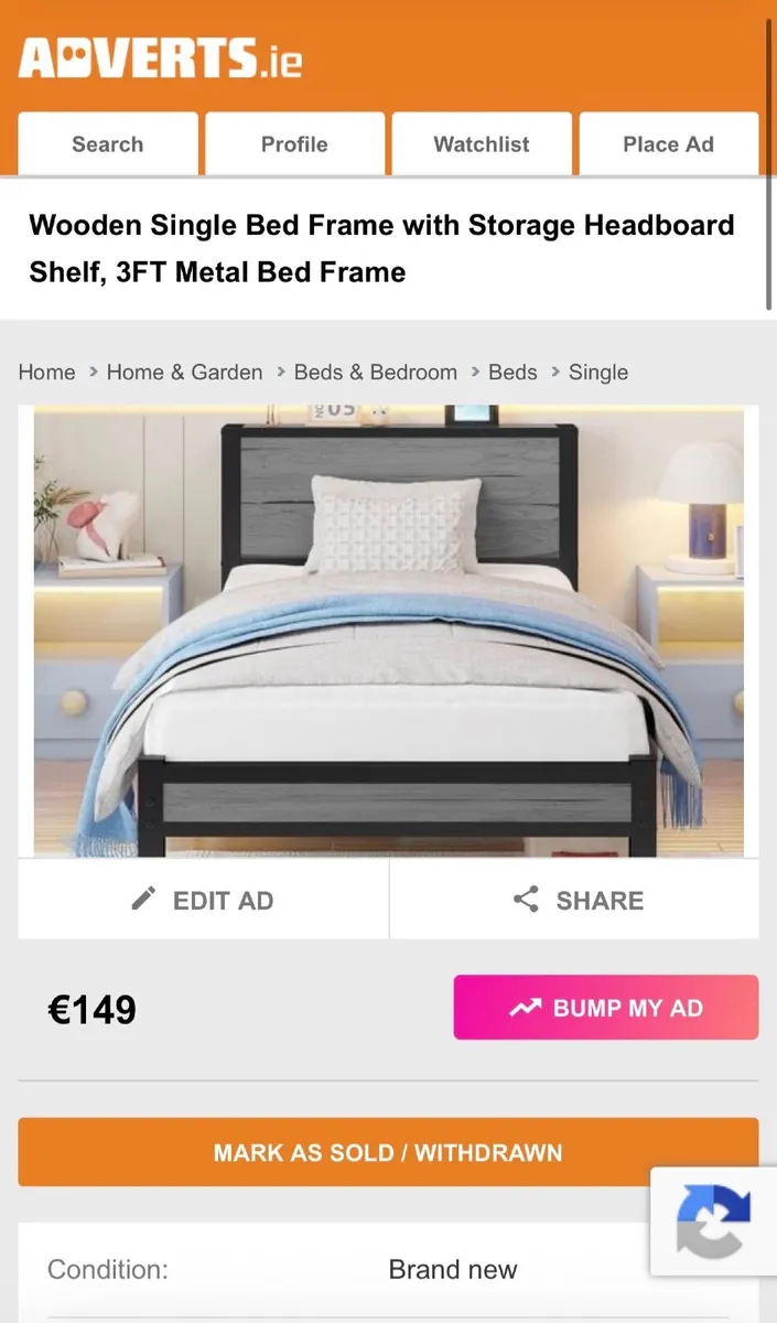 Single bed - Image 1