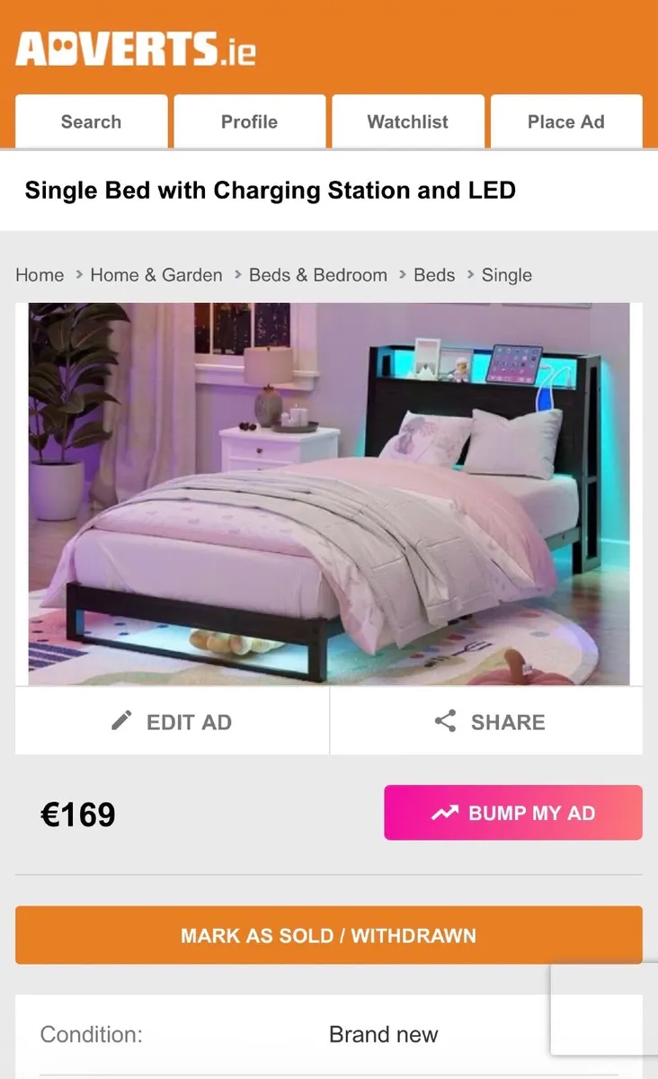 Single bed