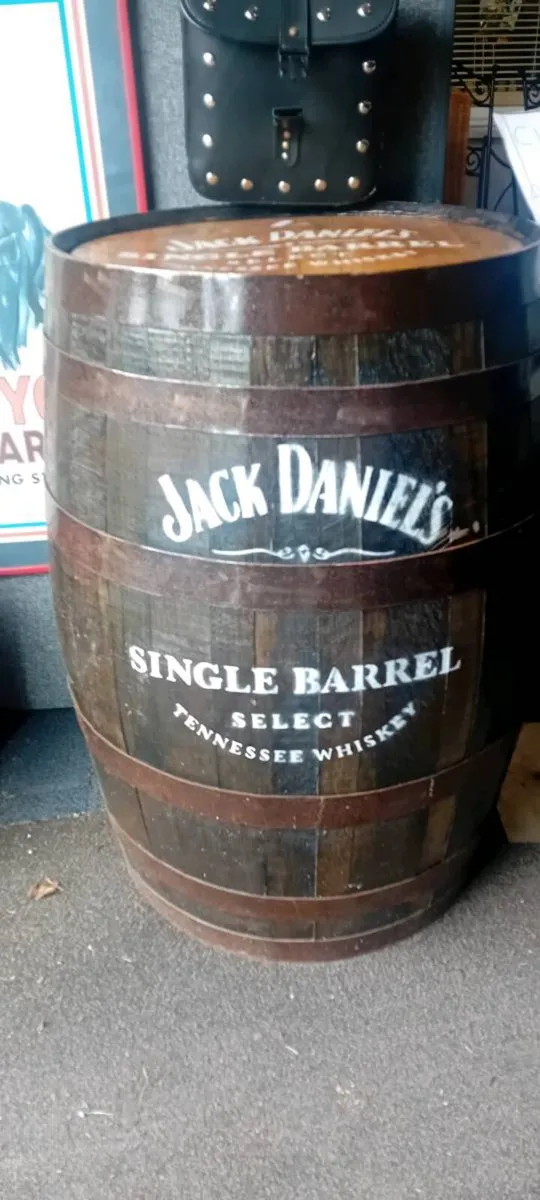Large Decorative Whiskey Barrel