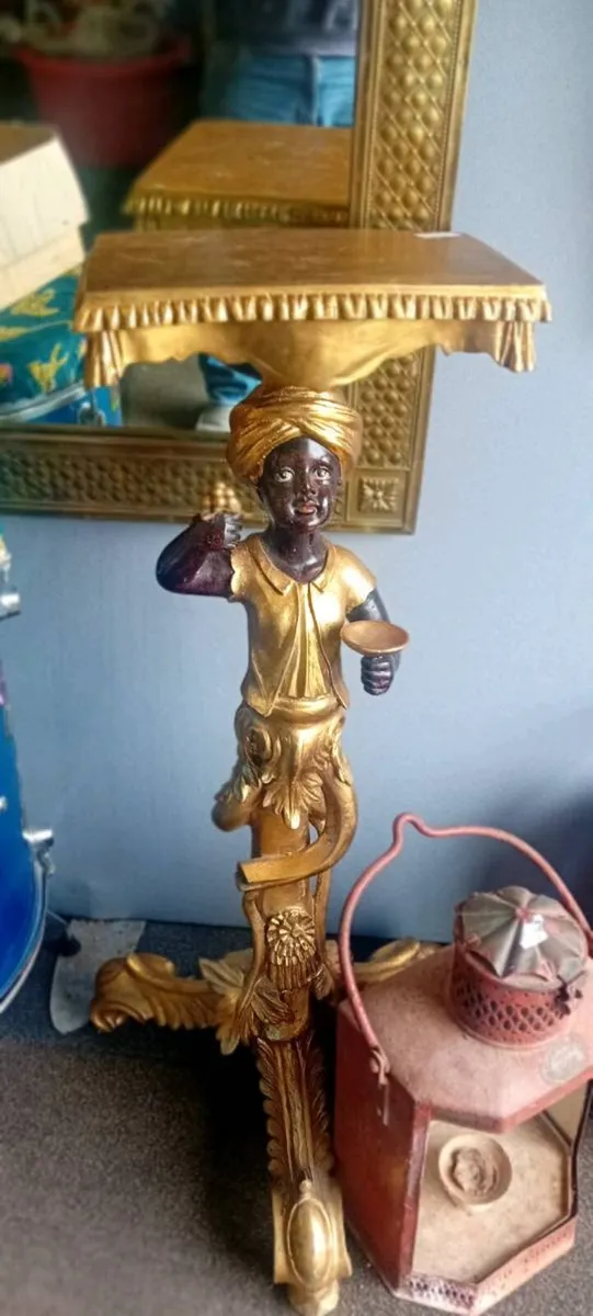 Decorative Blackamore Lamp Table