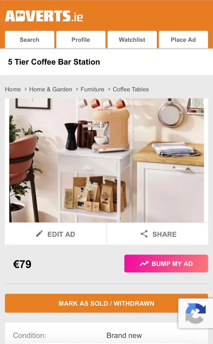 Coffe bar station