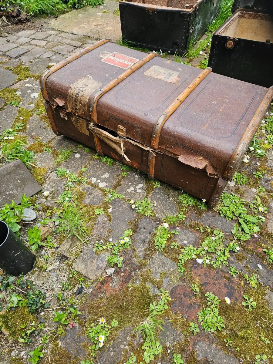 Vintage Steam Theatre Trunk - Image 2