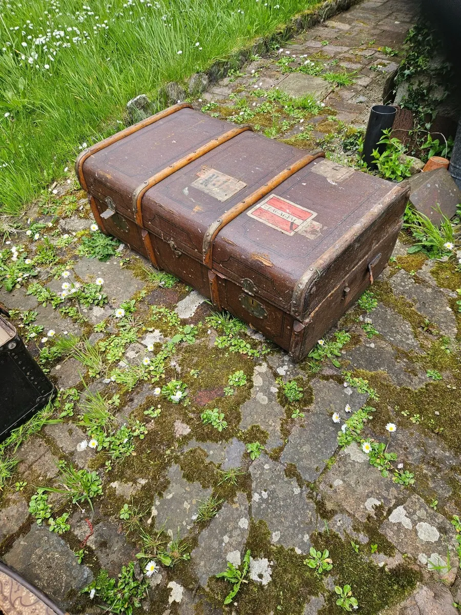 Vintage Steam Theatre Trunk - Image 4