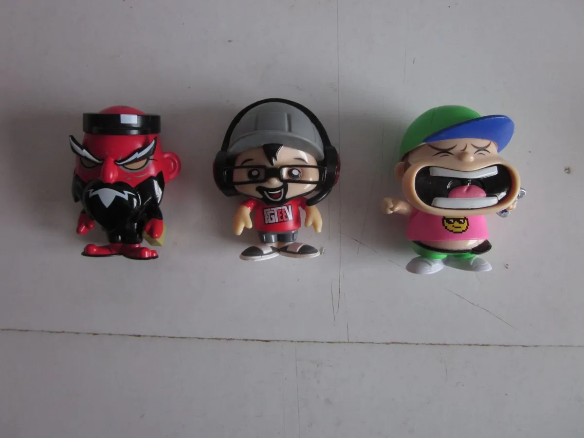 Three FGTEEV   Mini Action Figures 2.5”  Bonkers - Image 3