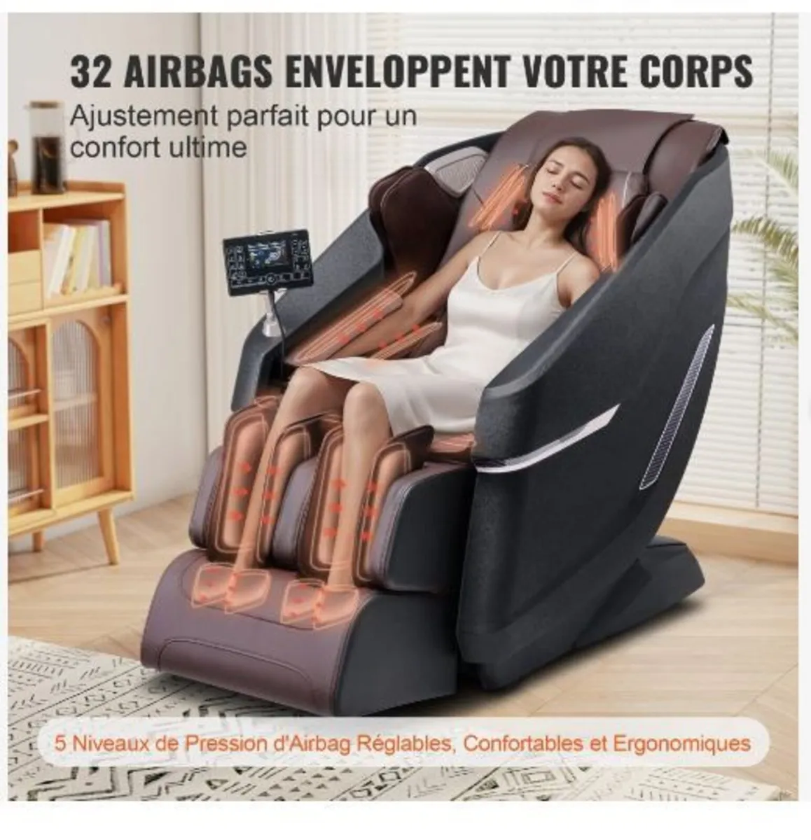 Full Body Massage Chair, SL-Track Zero Gravity - Image 3