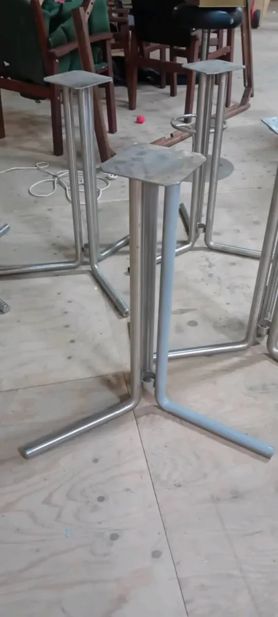 Stainless Steel Pub Table Bases - Image 2