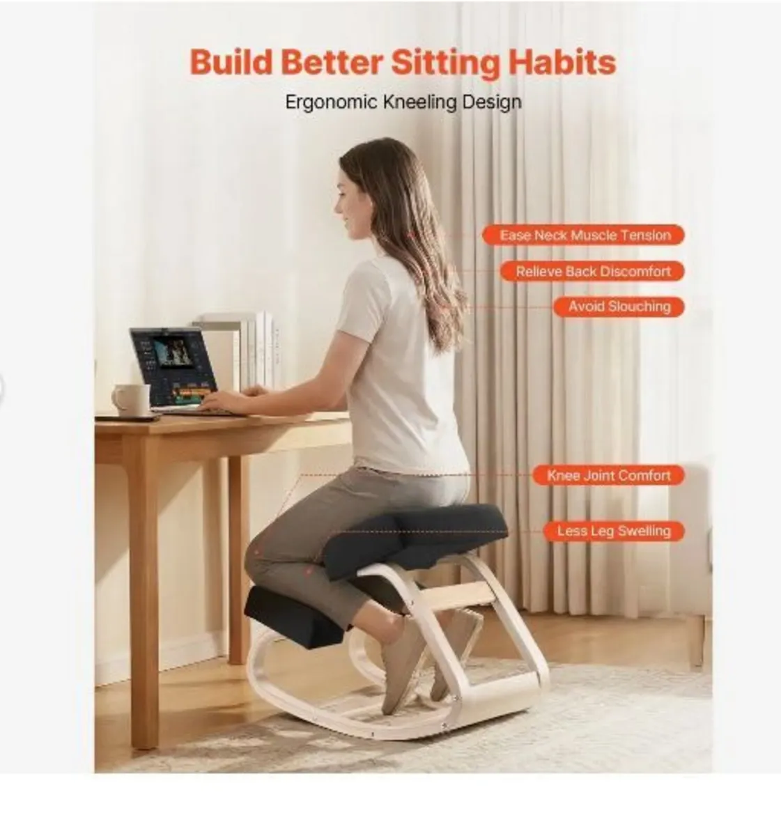 Ergonomic Kneeling Chair - Image 4