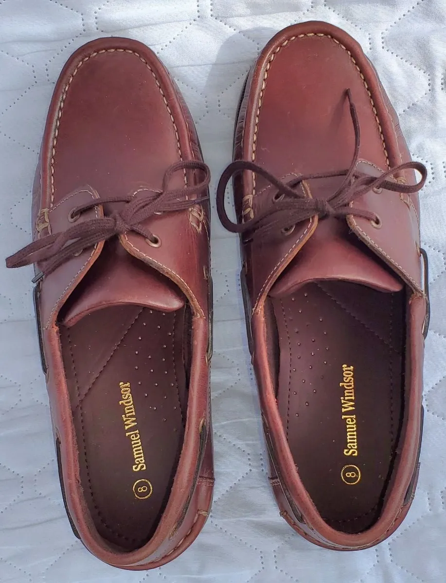 Samual Windsor Leather Shoes Size 8 brand new - Image 2