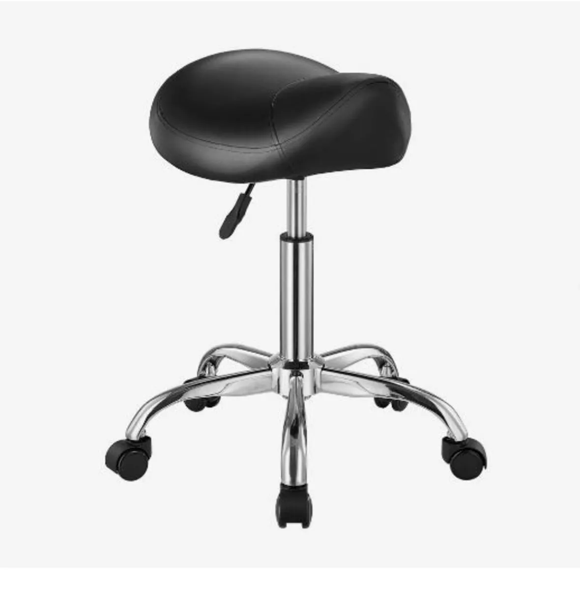 Saddle Stool with Wheels, 450 LBS Weight - Image 3