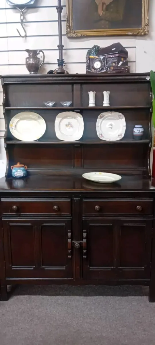 Vintage Ercol Dark Elm Dresser