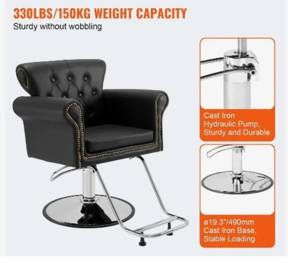 Salon Chair, Barber Chair for Hair Stylist - Image 4