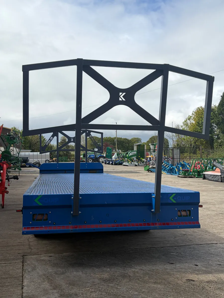 K-quip 28ft flat bed trailer - Image 2
