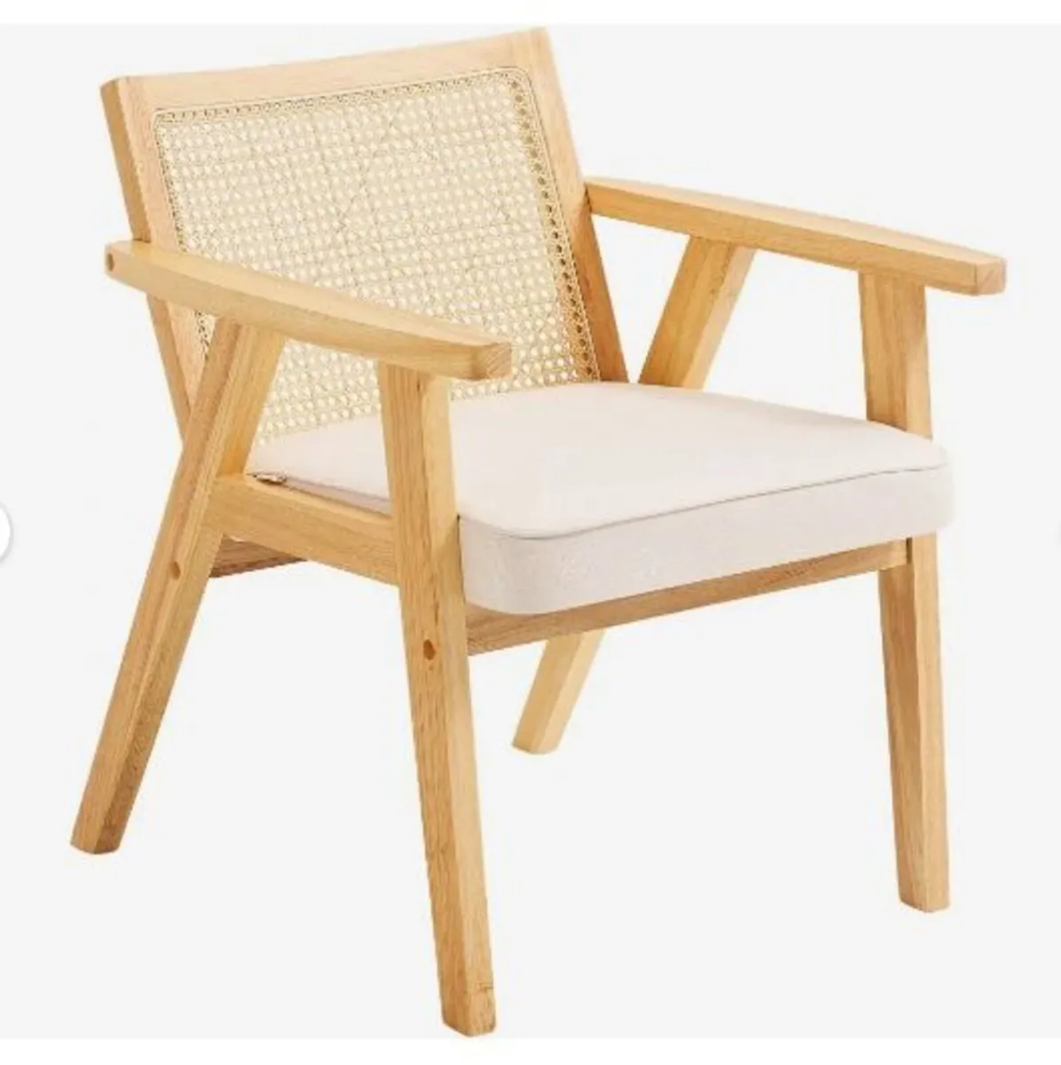 Rattan Chair, Mid Century Modern Dining Chair - Image 4