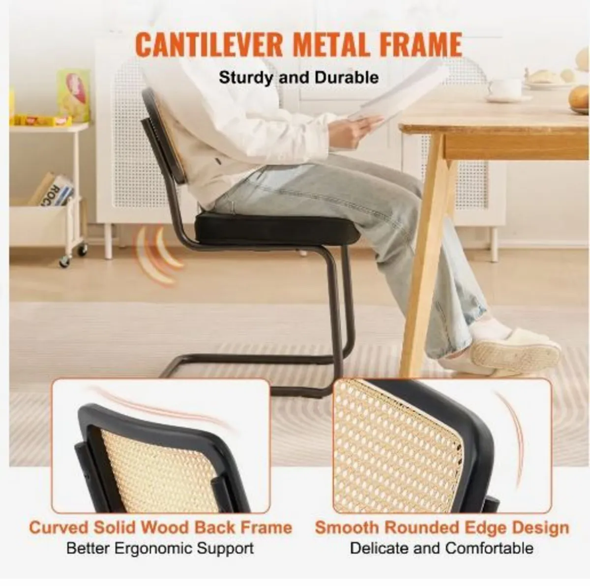 Rattan Chairs, Set of 4 - Image 2